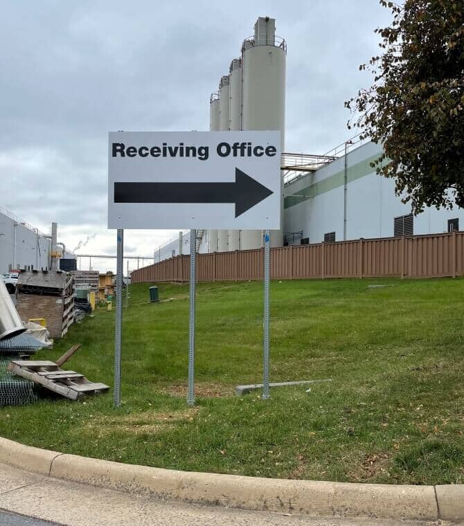 Custom wayfinding signs